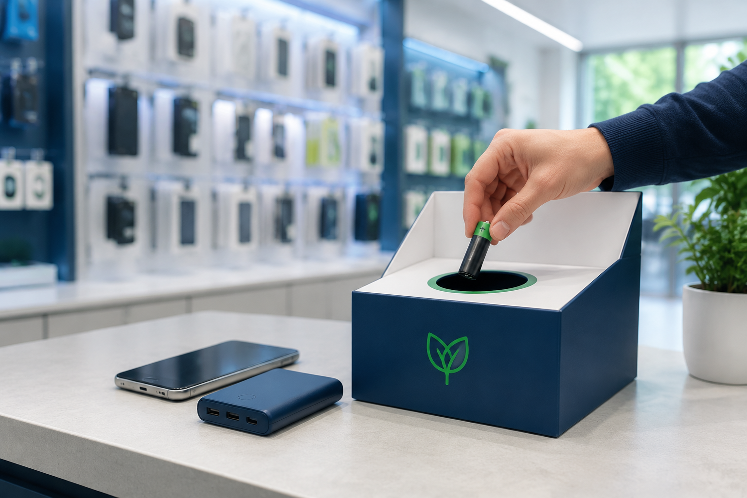 Bezpečné odevzdání použité baterie a drobného elektra k recyklaci