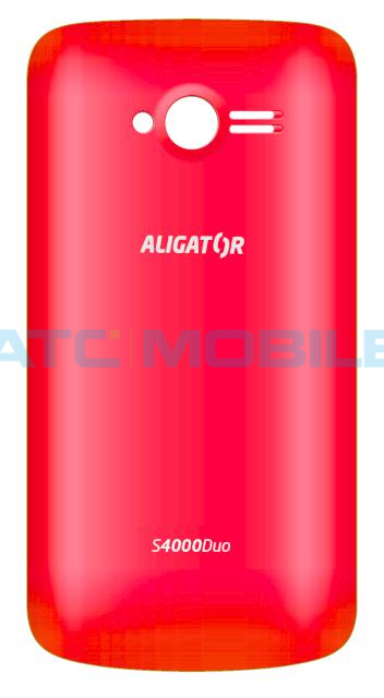 Zadní kryt pro Aligátor S4000 DualSIM červený - bulk Zadní kryt pro Aligátor S4000 DualSIM červený - bulk