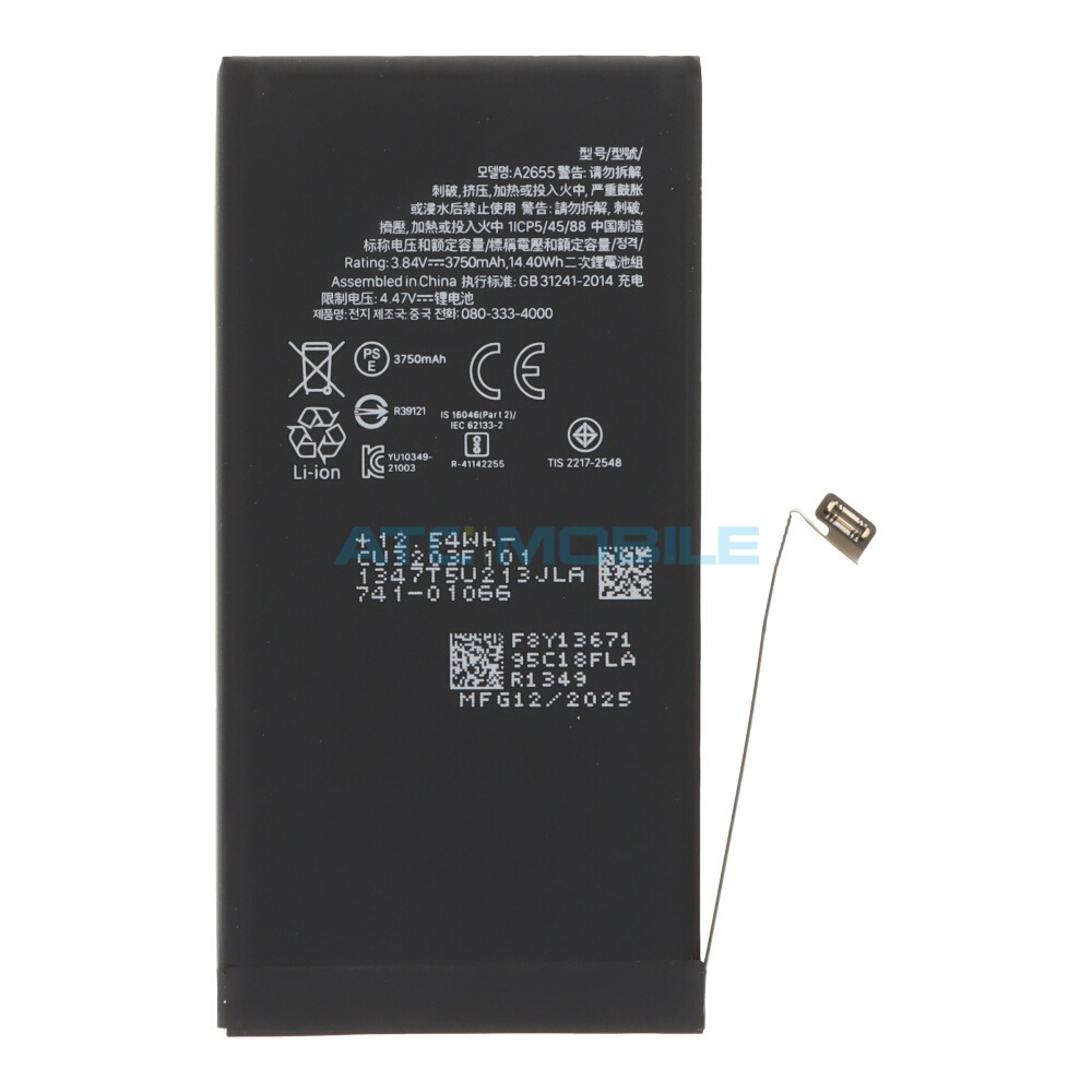 IPH13-BATOEMD3 iPhone 13 zadní kryt (sklo) zelený s logem (Premium) - Big Hole