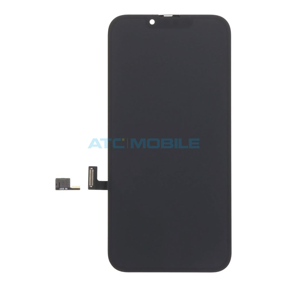 IPH13-LCDRJIN iPhone 13 zadní kryt (sklo) zelený s logem (Premium) - Big Hole