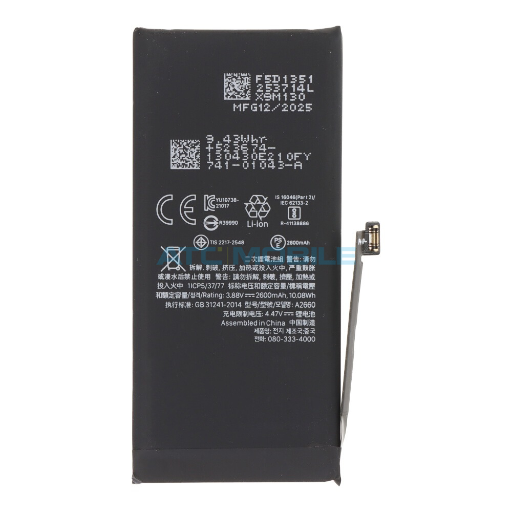 IPH13M-BATOEMD3 Pouzdro CaseMe Magnetic Book iPhone 13 Mini červené