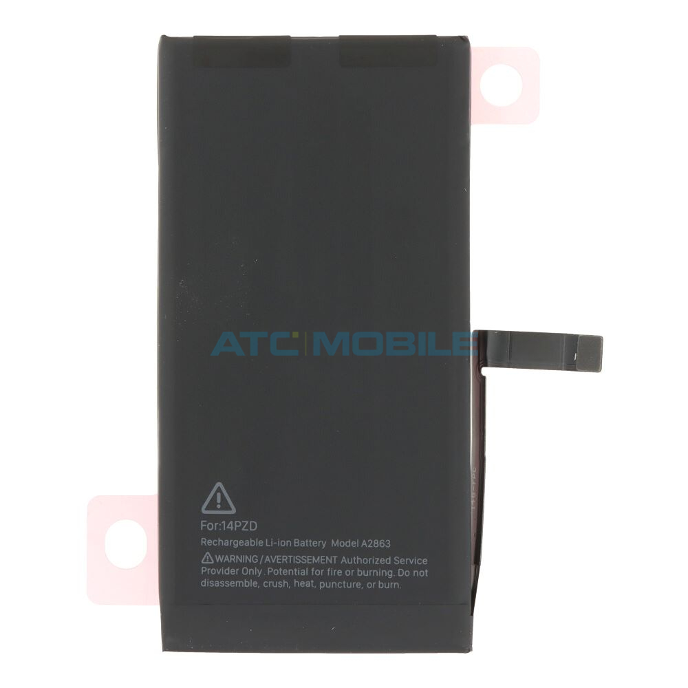 IPH14-BATOEMD2 iPhone 14 zadní kryt (sklo) červený s logem (OEM)
