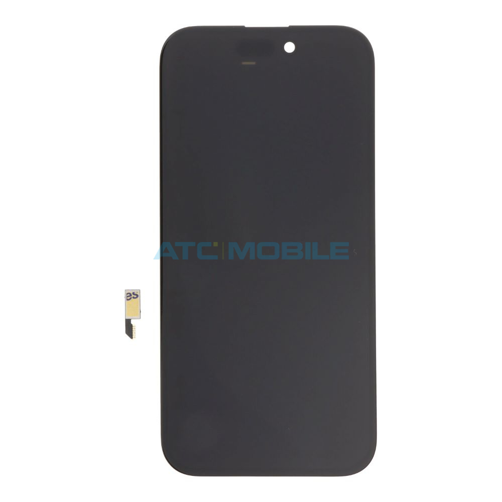 IPH16-LCDSOLED iPhone 17 zadní kryt s logem, rámem včetně magnetů a sklíček kamer černý (OEM)