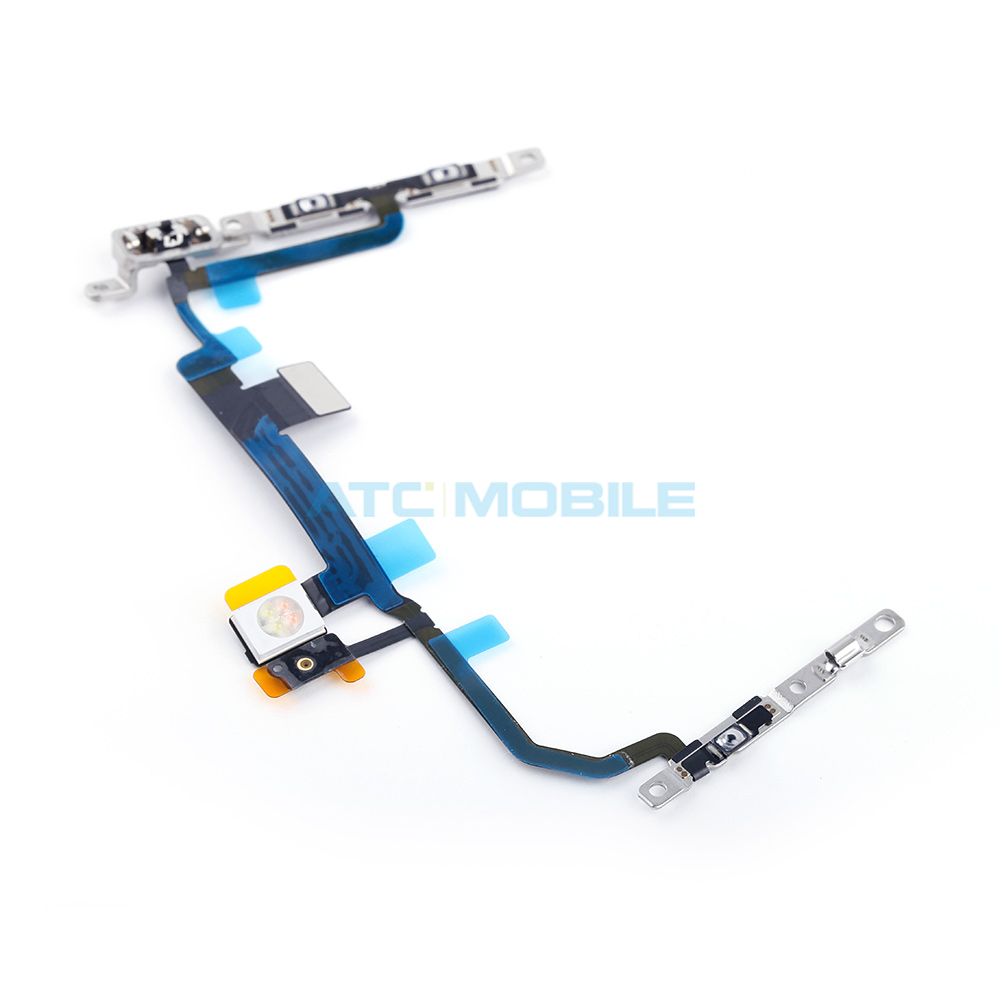 iPhone 8 Plus flex kabel s tlačítky ON/OFF a hlasitosti s držákem, originální iPhone 8 Plus flex kabel s tlačítky ON/OFF a hlasitosti s držákem, originální