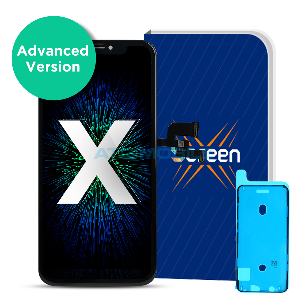 iPhone X displej + dotyk + rám černý (GX Hard OLED) iPhone X displej + dotyk + rám černý (GX Hard OLED)