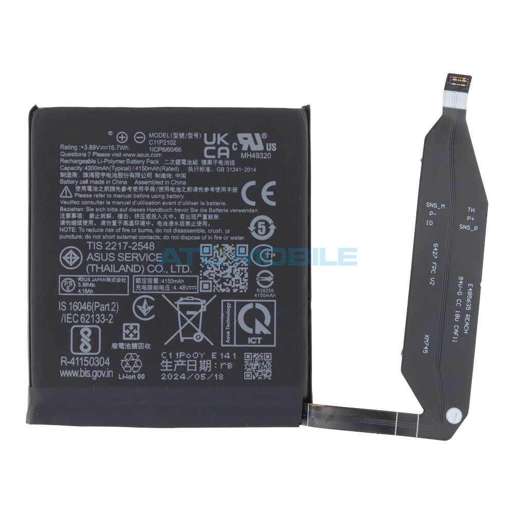 C11P2102-OEM Flex USB-C konektoru Asus Zenfone 10 (AI2302)