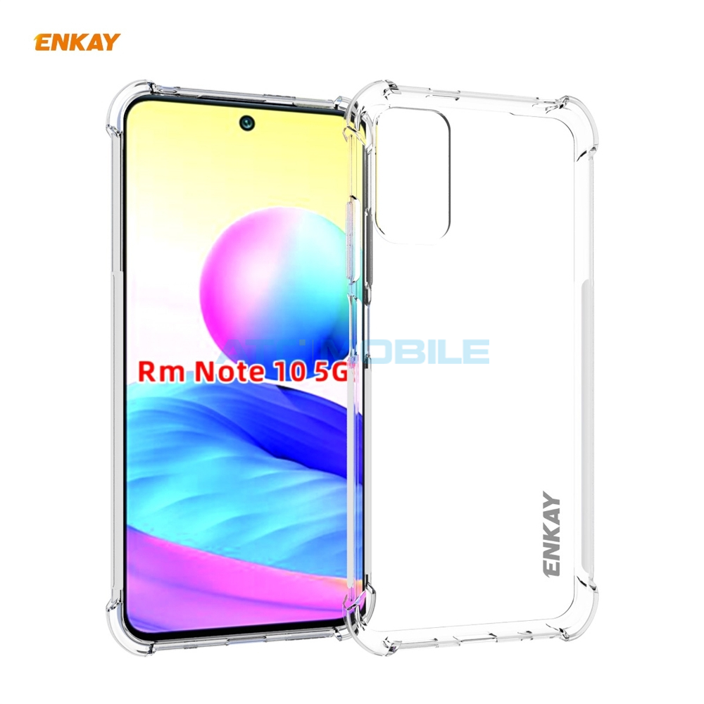 Shockproof kryt ENKAY Xiaomi Redmi Note 10 5G, Poco M3 Pro 5G čirý Shockproof kryt ENKAY Xiaomi Redmi Note 10 5G, Poco M3 Pro 5G čirý
