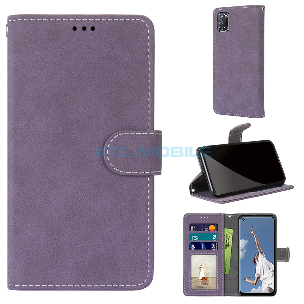 ATC-BOOK-OPA52RFRPUR Pouzdro Book Oppo A52, A72, A92 Retro Frosted černé