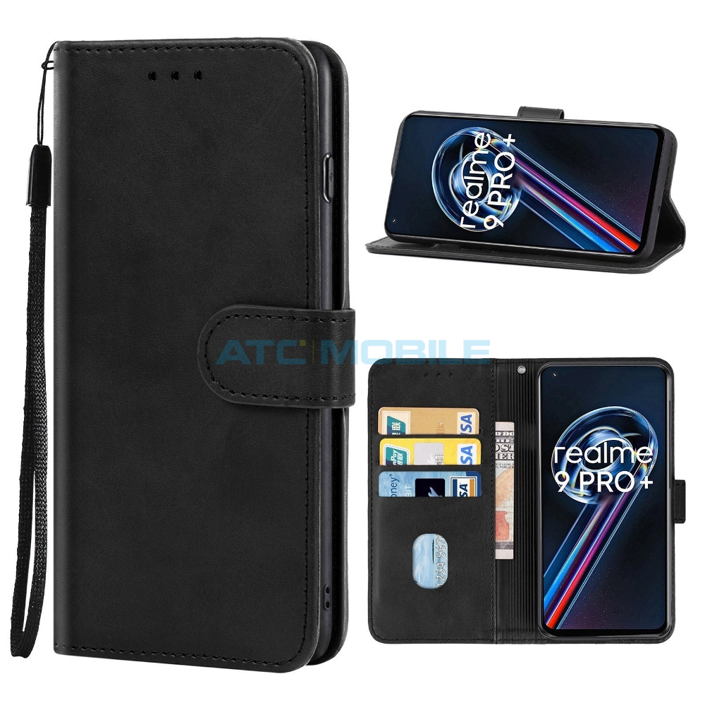 Pouzdro Book Realme 9 Pro+ (RMX3392) otevírací černé Pouzdro Book Realme 9 Pro+ (RMX3392) otevírací černé