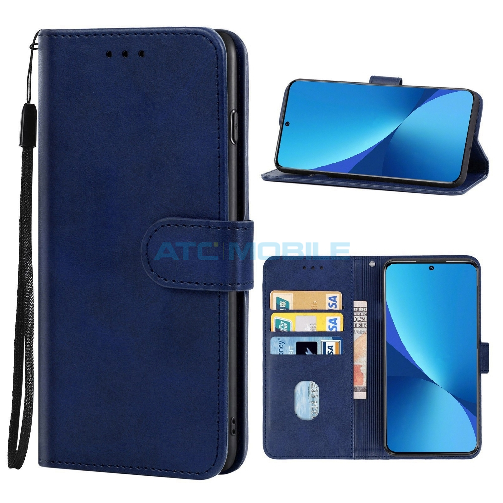 ATC-BOOK-XIAMI12PBL Shockproof kryt Xiaomi 12 Pro černý s kroužkem