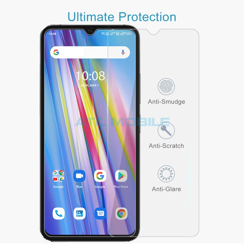 ATC-GLASS-UMDA11 Pouzdro Magnetic Case Umidigi A11 Carbon Fiber modré