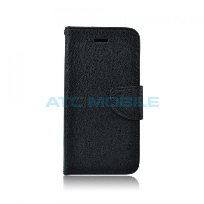 Pouzdro Fancy Book Huawei Y6 2017 (MYA-L41), otevírací, černé Pouzdro Fancy Book Huawei Y6 2017 (MYA-L41), otevírací, černé