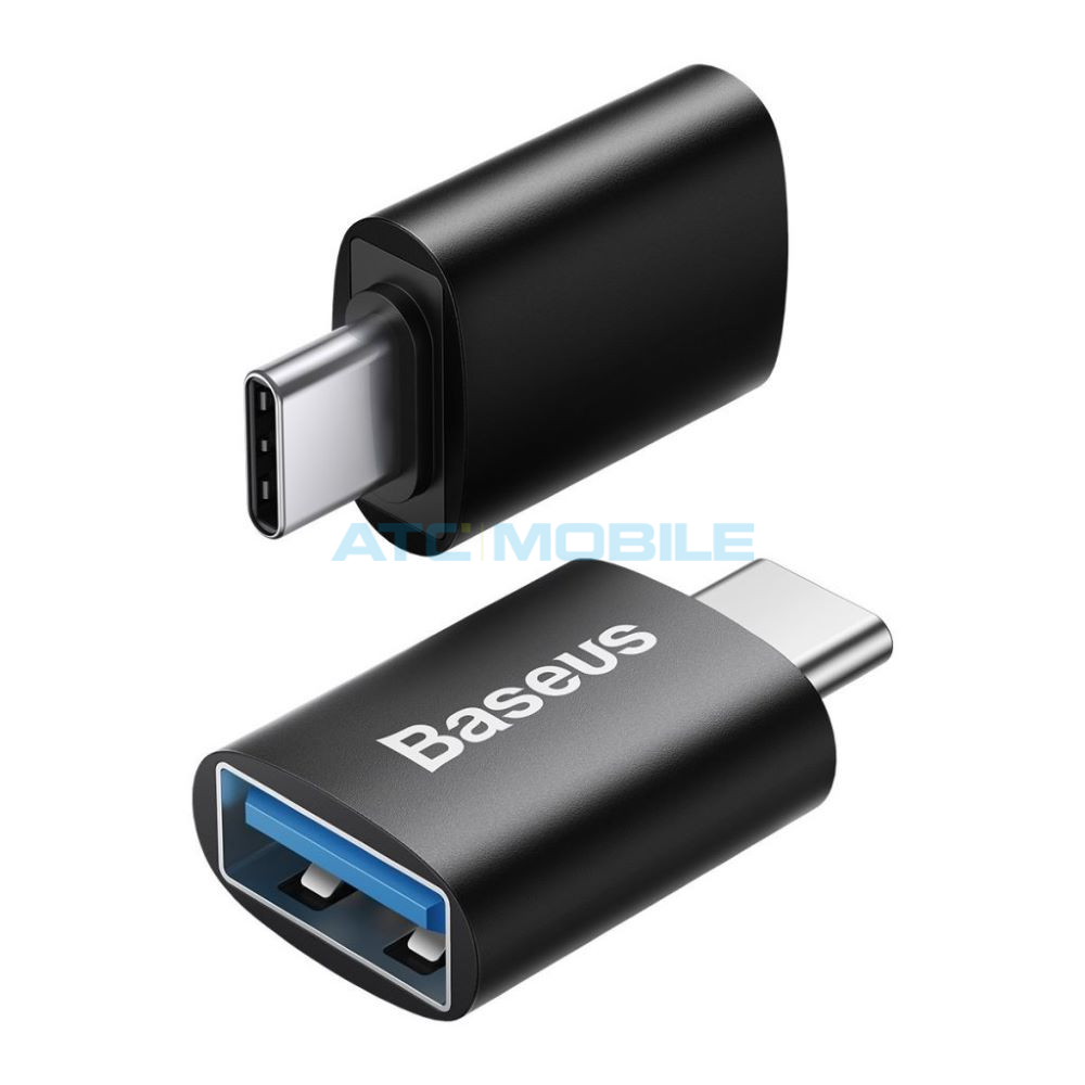 Adaptér OTG Baseus Ingenuity Mini USB-C zástrčka / USB-A zásuvka, černý Adaptér OTG Baseus Ingenuity Mini USB-C zástrčka / USB-A zásuvka, černý