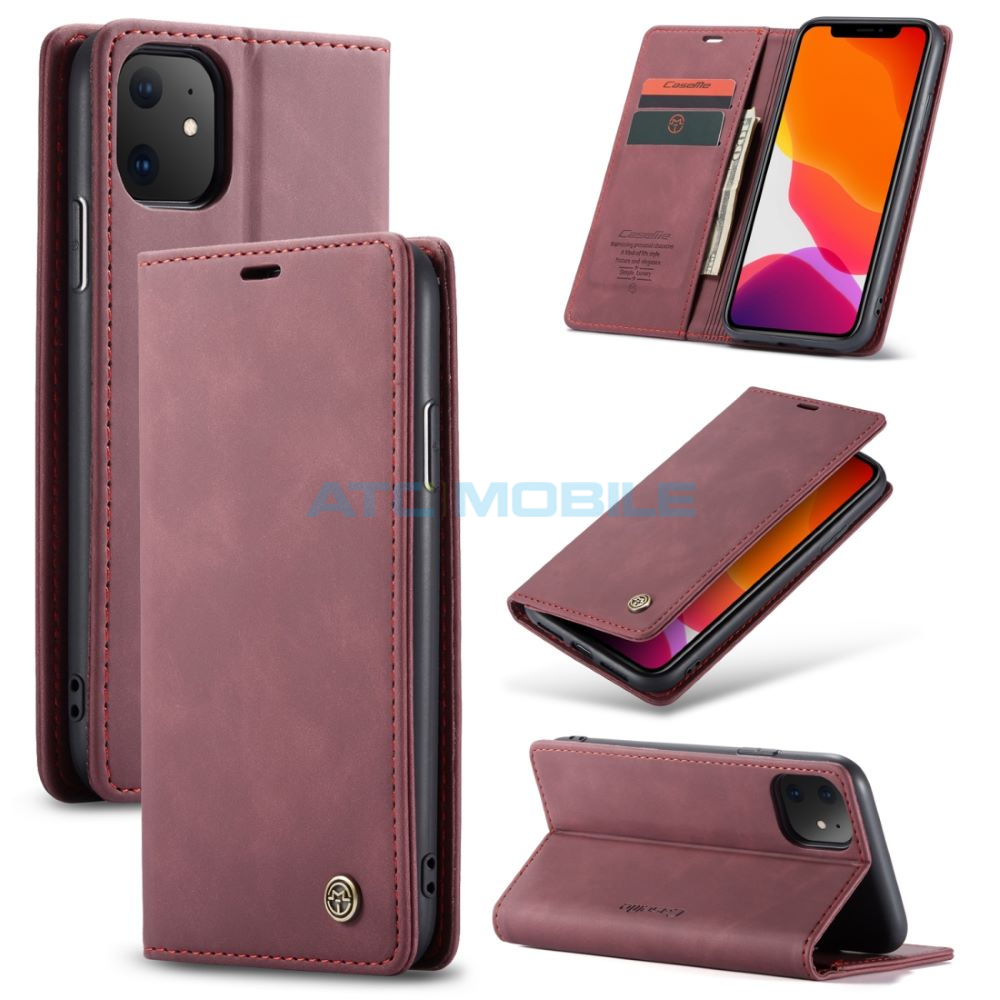 CASEME-IPH11WR iPhone 11 zadní kryt (sklo) s logem, rámem černý včetně držáku SIM a tlačítek, EU verze (OEM)