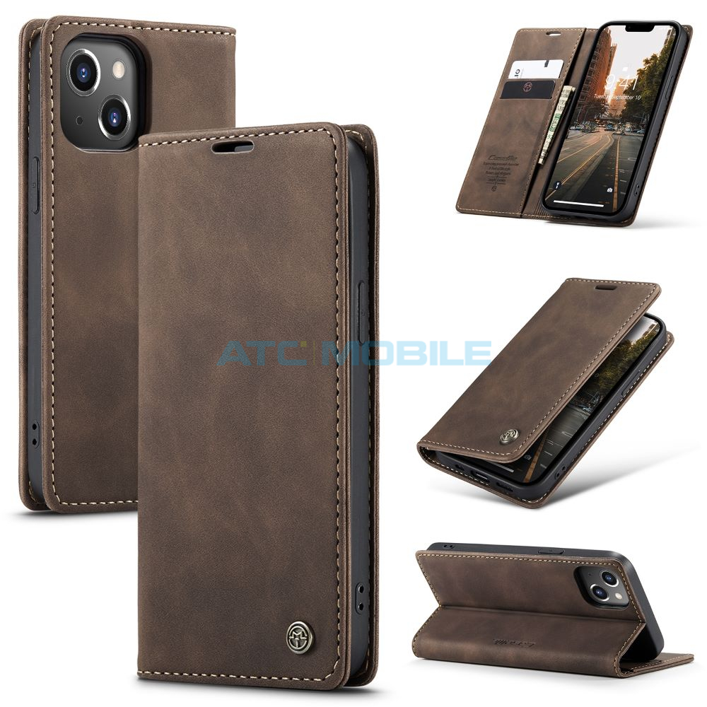 CASEME-IPH15CO iPhone 15 zadní kryt (sklo) modrý s logem (OEM) - Big Hole