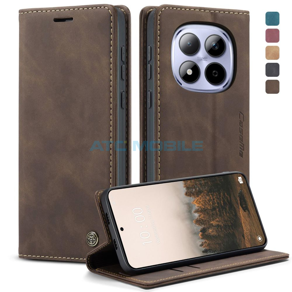 CASEME-XIARN15P5GCO Pouzdro CaseMe Book Redmi Note 15 Pro 5G červené