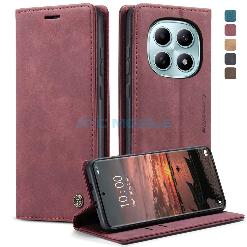 CASEME-XIARN15WR Pouzdro CaseMe Book Redmi Note 15 4G/5G modr&eacute;