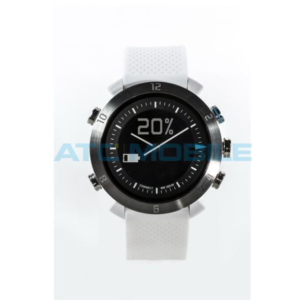 Bluetooth hodinky COGITOwatch 2.0 Classic White Alpine, bílostříbrné Bluetooth hodinky COGITOwatch 2.0 Classic White Alpine, bílostříbrné