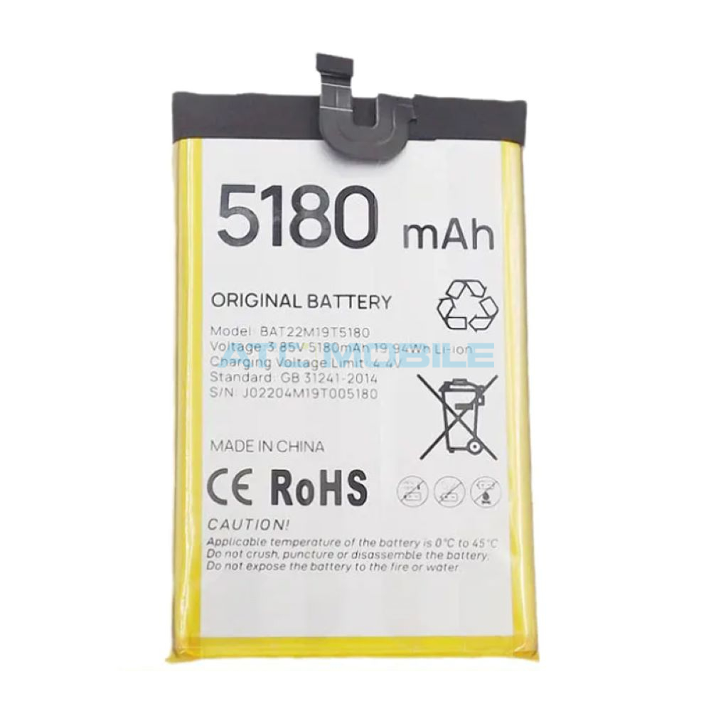BAT22M19T5180-OEM Silikonový kryt Shield4U Doogee S61, S61 Pro černý