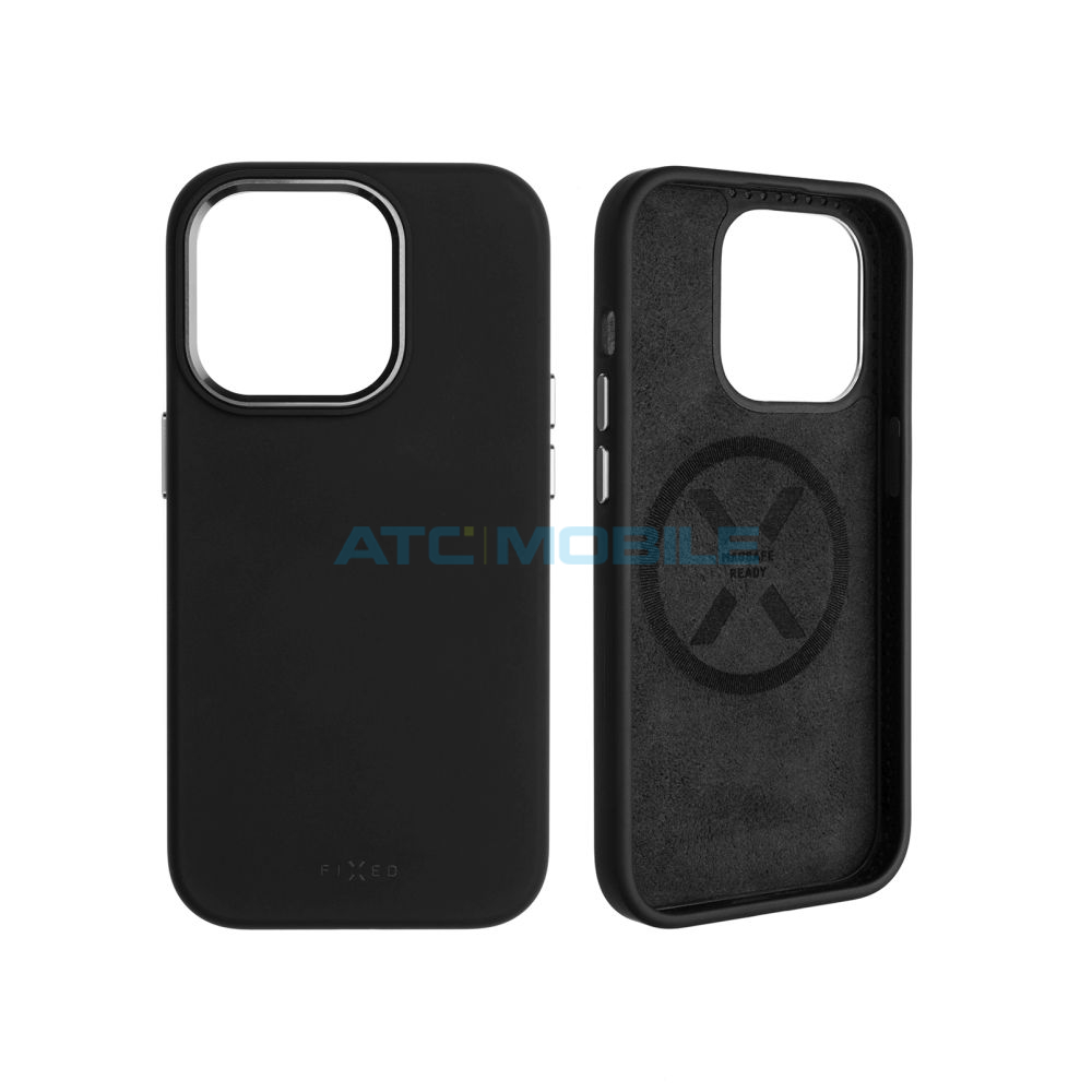 FIXED-FLM928BK iPhone 14 zadní kryt (sklo) červený s logem (OEM)