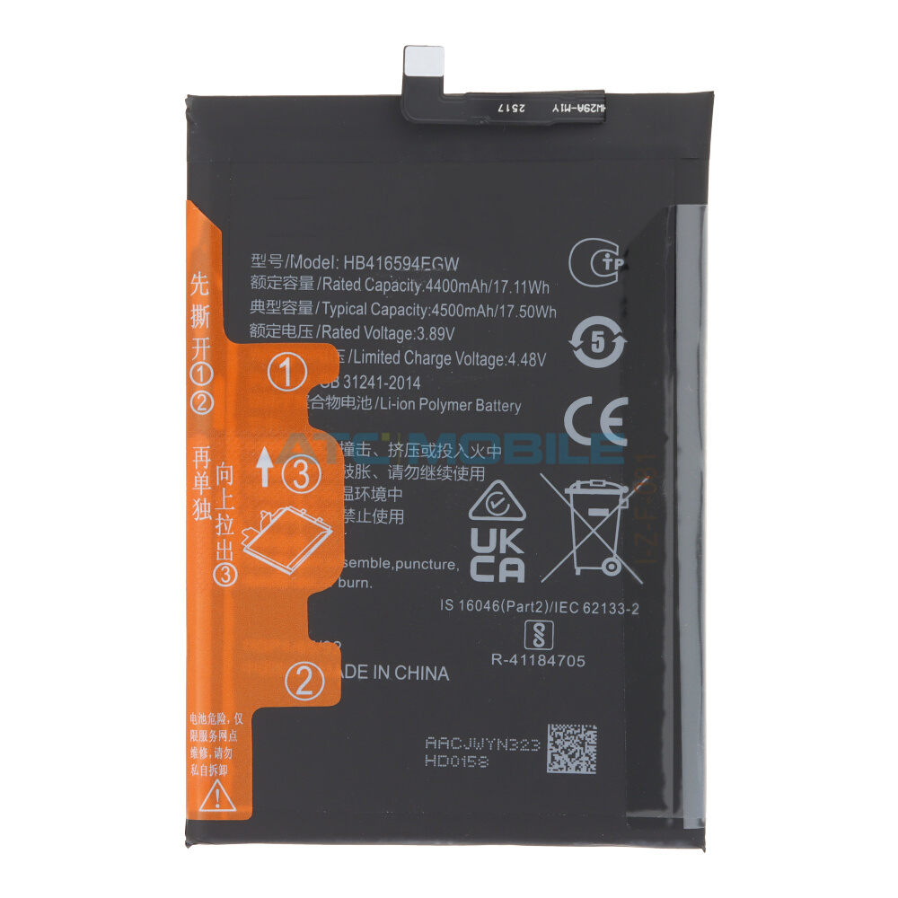 HB416594EGW Displej + dotyk Honor X8a, Honor 90 Lite (CRT-LX1 , CRT-LX2, CRT-LX3) čern&yacute;