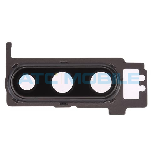 HUA-P30-CAMLENS Zadn&iacute; kryt FIXED Tale Huawei P30 (ELE-L29) PU kůže, čern&yacute;