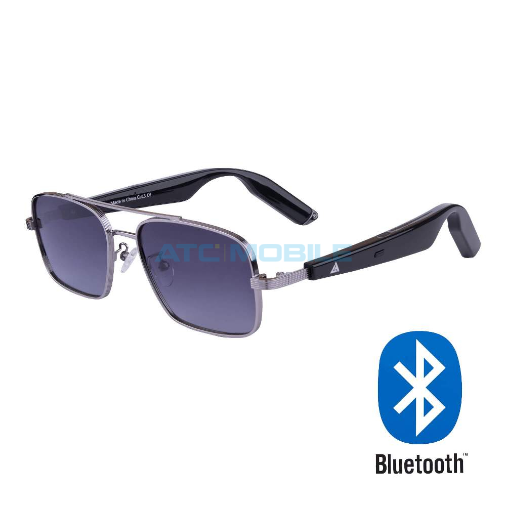 Bluetooth sluneční brýle SKYLINE SILVER, polarizační Bluetooth sluneční brýle SKYLINE SILVER, polarizační