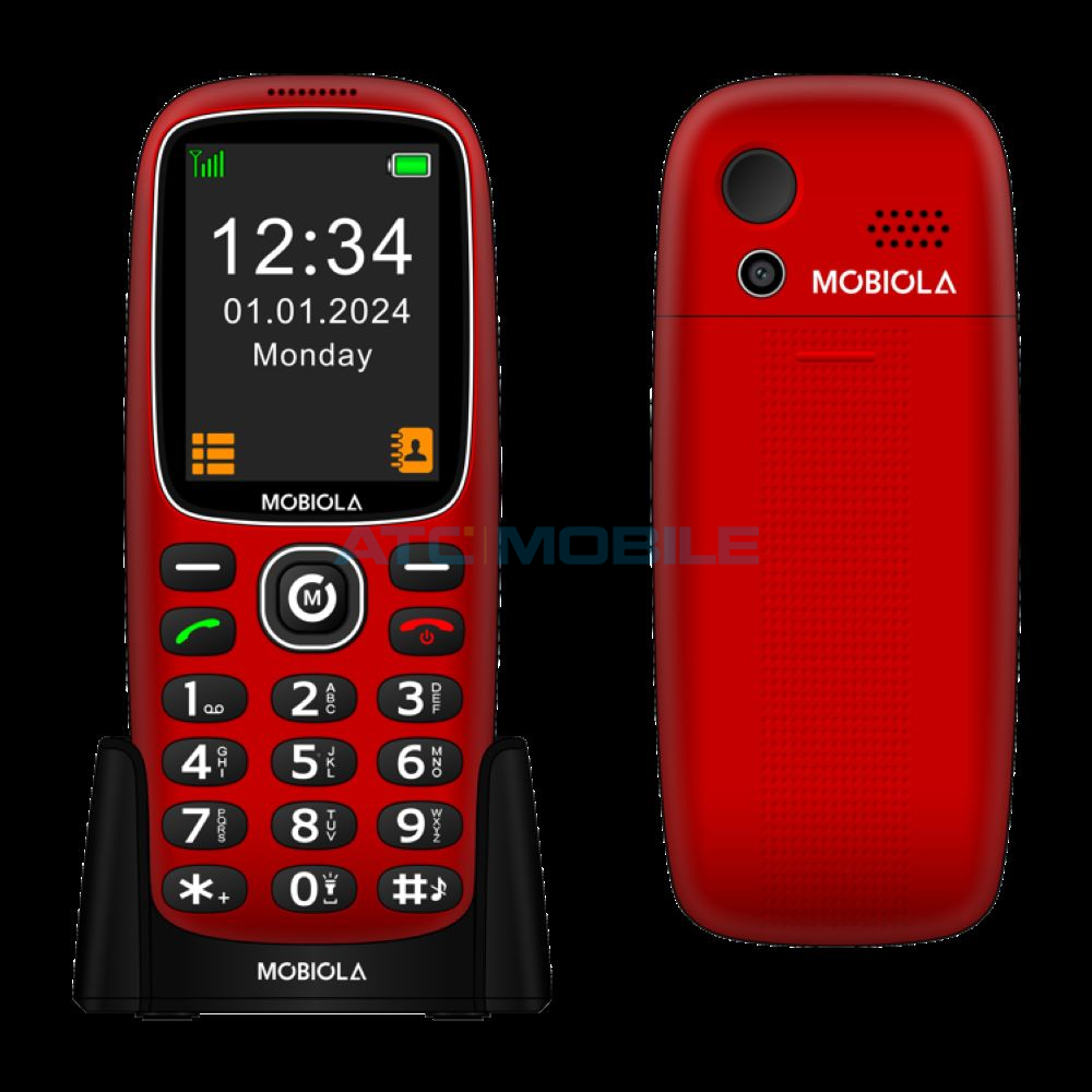MOBIOLA-MB3120RD Pouzdro typu kapsa Mobiola MB2400, MB3120, MB3200i, MB4120, MB4280, Nokia 230 čern&eacute;