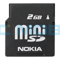 Nokia MU-36 miniSD 2 GB, bulk Nokia MU-36 miniSD 2 GB, bulk