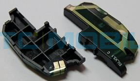 N202-ANTO Střední kryt Nokia Asha 203, bílý - 0259800, originální
