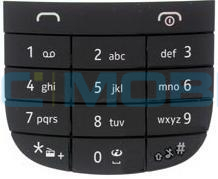 N203-KPDOBLACK Střední kryt Nokia Asha 203, bílý - 0259800, originální