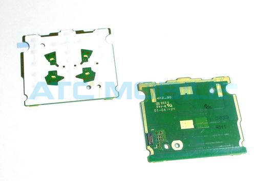 N225-PCBFO Střední kryt Nokia 225 DualSIM černý (Black) - 02507G9