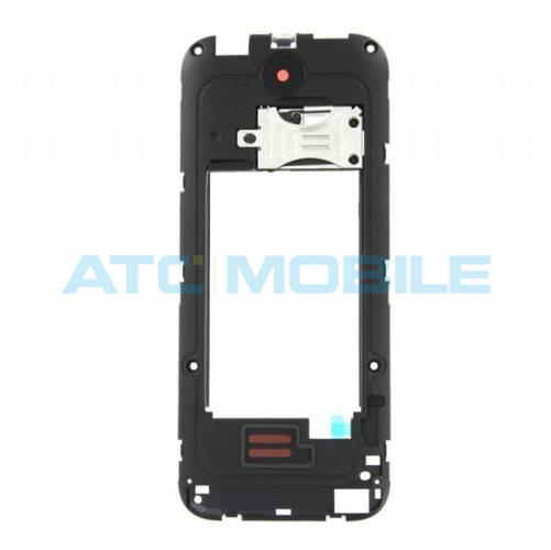 N225-ZKTOBLACK Střední kryt Nokia 225 DualSIM černý (Black) - 02507G9