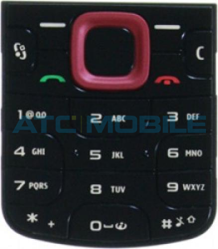 Klávesnice Nokia 5320 XpressMusic, červená - 9794505, originální Klávesnice Nokia 5320 XpressMusic, červená - 9794505, originální
