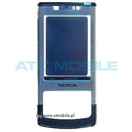 Přední kryt Nokia 6500 Slide stříbrný včetně reproduktoru, originální - 0251917 Přední kryt Nokia 6500 Slide stříbrný včetně reproduktoru, originální - 0251917