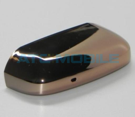 NC2-02-SKTDECOGOLD Středn&iacute; kryt Nokia C2-02 čern&yacute; (Chrome Black), origin&aacute;ln&iacute; - 0258615