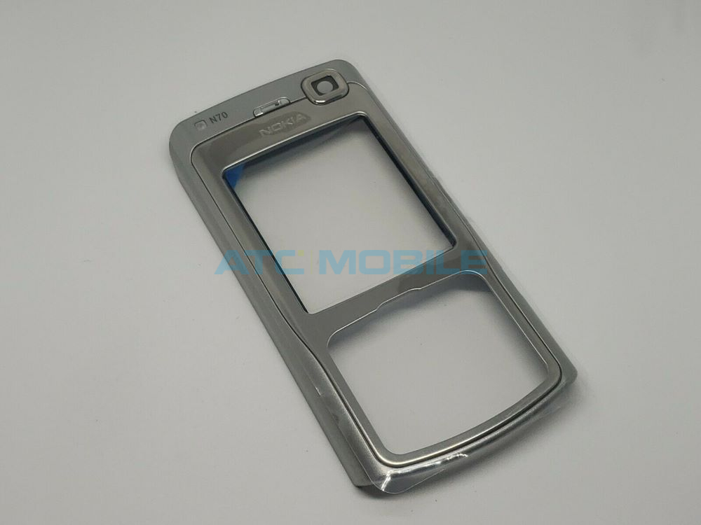 Přední kryt Nokia N70 stříbrný - 0268040 Přední kryt Nokia N70 stříbrný - 0268040