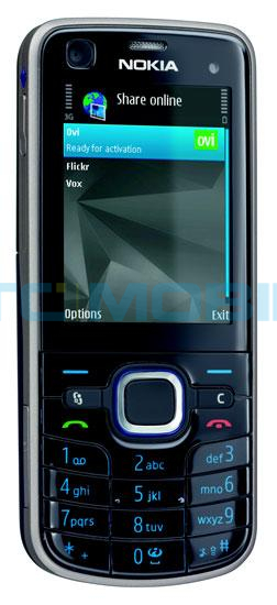 Nokia 6220 Classic CZ, barva černá (Black Cyan) Nokia 6220 Classic CZ, barva černá (Black Cyan)