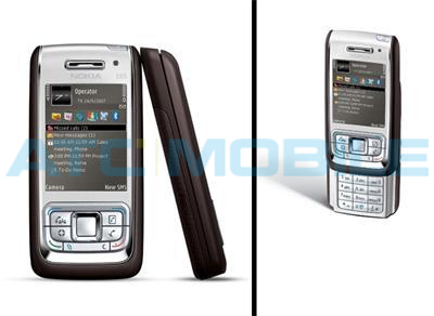 Telefon Nokia E65, samostatný, neblokovaný, provedení Mocca Silver Telefon Nokia E65, samostatný, neblokovaný, provedení Mocca Silver
