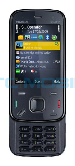Nokia N-86 CZ, barva černá (Indigo), 8 Mpix, 8GB interní paměť s City Explorer (10x 1d drive) a hrou Nokia N-86 CZ, barva černá (Indigo), 8 Mpix, 8GB interní paměť s City Explorer (10x 1d drive) a hrou