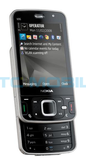 Nokia N-96 CZ, barva mavě šedá (Dark Grey) Nokia N-96 CZ, barva mavě šedá (Dark Grey)