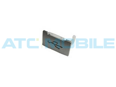 NX3-USBCVOSILVER Krytka microUSB Nokia X3-00 černá - 9444679