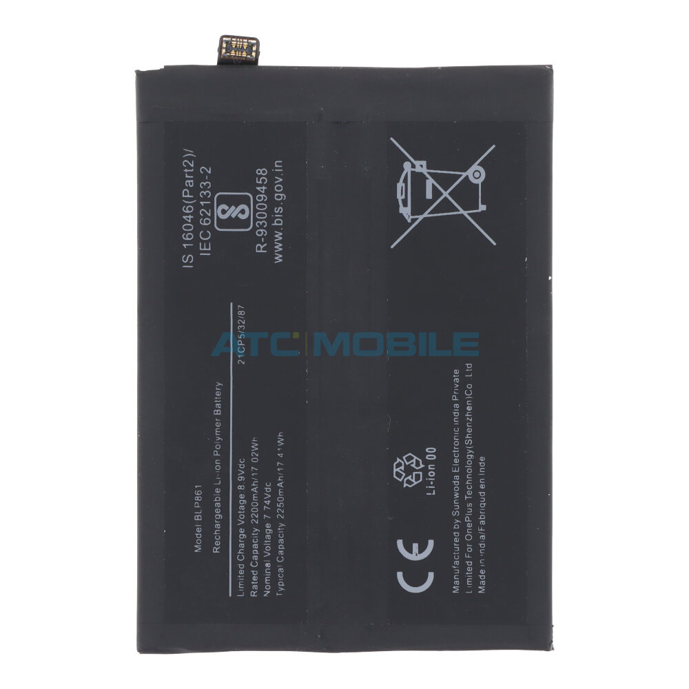 Baterie BLP861 OnePlus Nord 2 5G, Nord 2T 5G OEM 4500 mAh Baterie BLP861 OnePlus Nord 2 5G, Nord 2T 5G OEM 4500 mAh