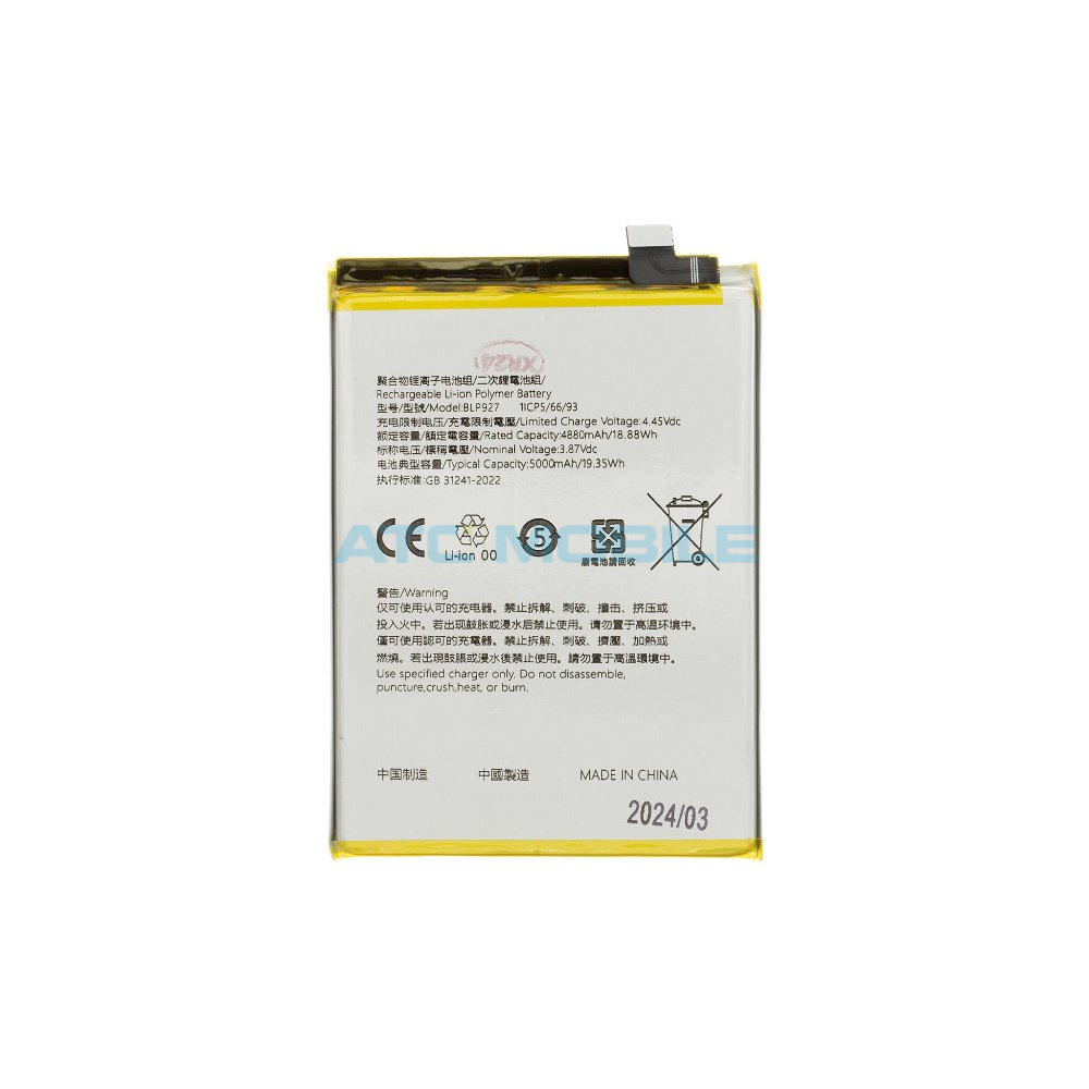 Baterie BLP927 OnePlus Nord CE 2 Lite 5000 mAh - OEM Baterie BLP927 OnePlus Nord CE 2 Lite 5000 mAh - OEM