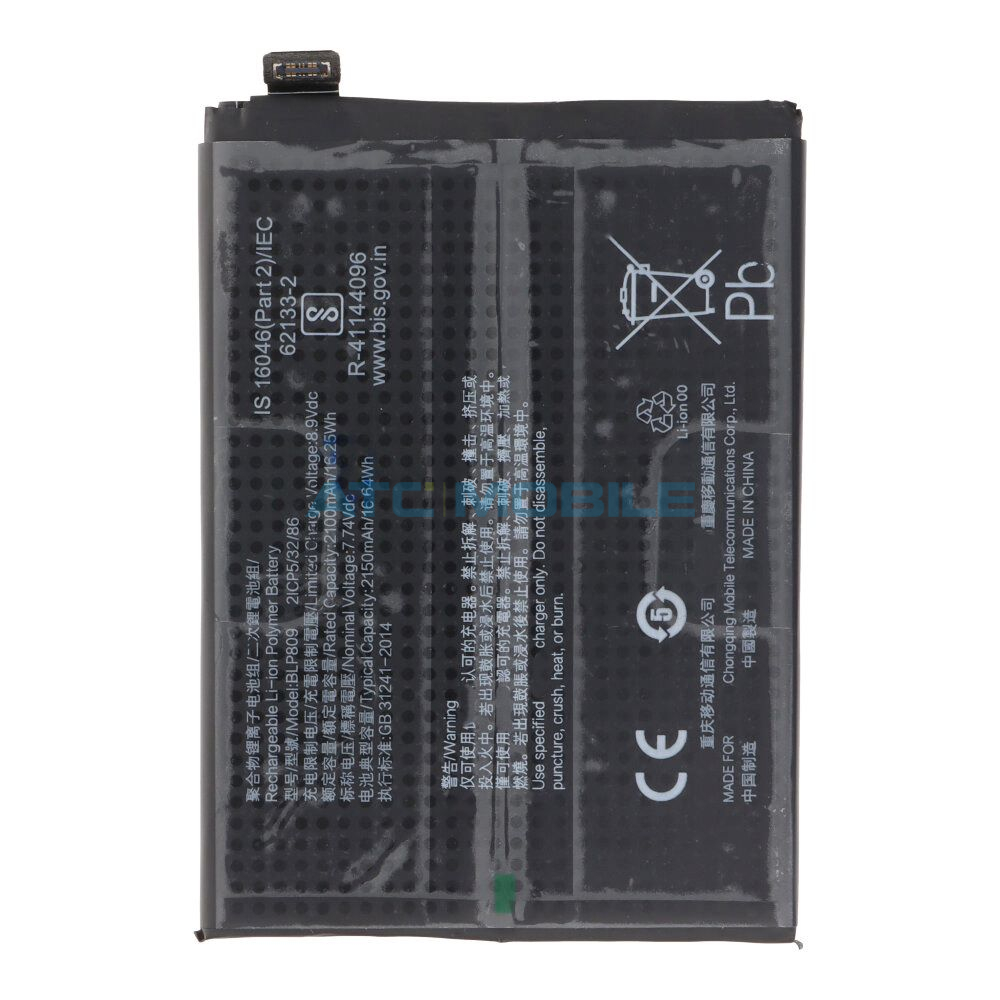 BLP809-OEM Shockproof Carbon Fiber kryt Realme GT Explorer Master Edition modrý