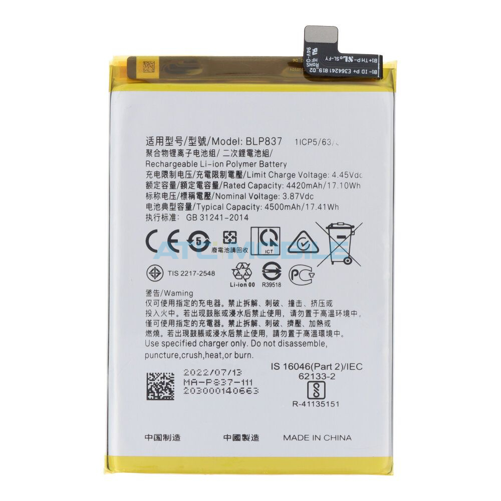BLP837-OEM Pouzdro Book Realme 9 Pro+ (RMX3392) otevírací černé
