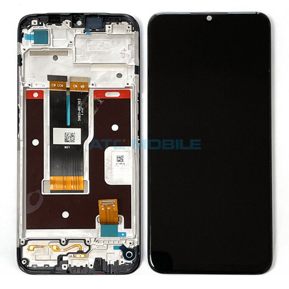 Displej + dotyk + kryt Realme C31 (RMX3501) černý Displej + dotyk + kryt Realme C31 (RMX3501) černý