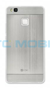 Zadn&iacute; kryt 4-OK PROTEK METAL Huawei P9 Lite (VNS-L21), stř&iacute;brn&yacute; (měkk&eacute; boky, pevn&eacute; z&aacute;da, imitace kov