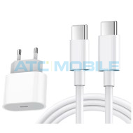 Nap&aacute;jec&iacute; adapt&eacute;r pro Apple, USB-C, 35 W + USB-C / USB-C kabel 1 m &ndash; OEM (1:1 origin&aacute;ln&iacute;)