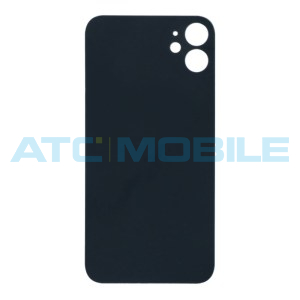 iPhone 11 zadn&iacute; kryt (sklo) fialov&yacute; s logem (OEM) - EU, Big Hole